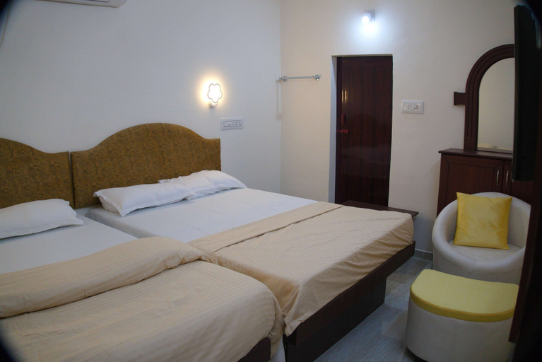 Bedroom 3, Hotel Sunrise, Kanniyakumari