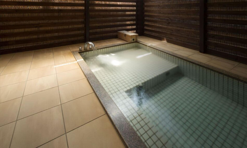 Bathroom 2, Takamiya Yunohama Terrace Seiyou Saryo, Tsuruoka