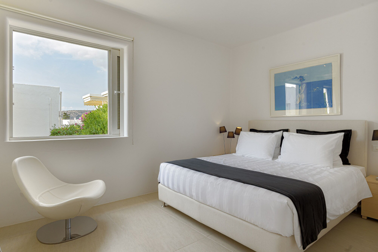 Bedroom 2, Luxurious Beachfront Villa Maira, Attica
