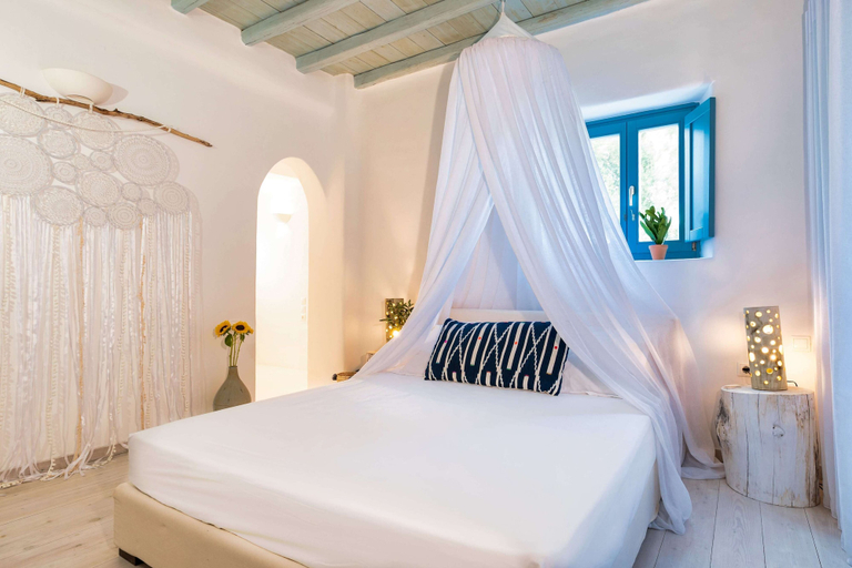 Bedroom 3, Karkos Beachfront Villa Private pool, South Aegean