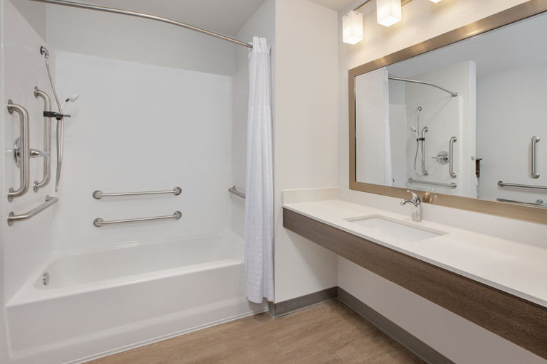 Bathroom 4, WoodSpring Suites Atlanta Newnan, Coweta