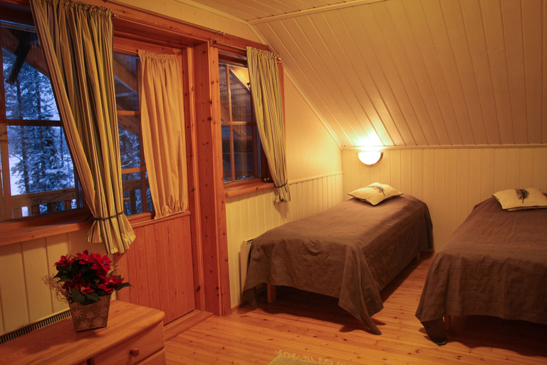 Bedroom 2, Wilderness chalet Kuusamo, Northern Ostrobothnia