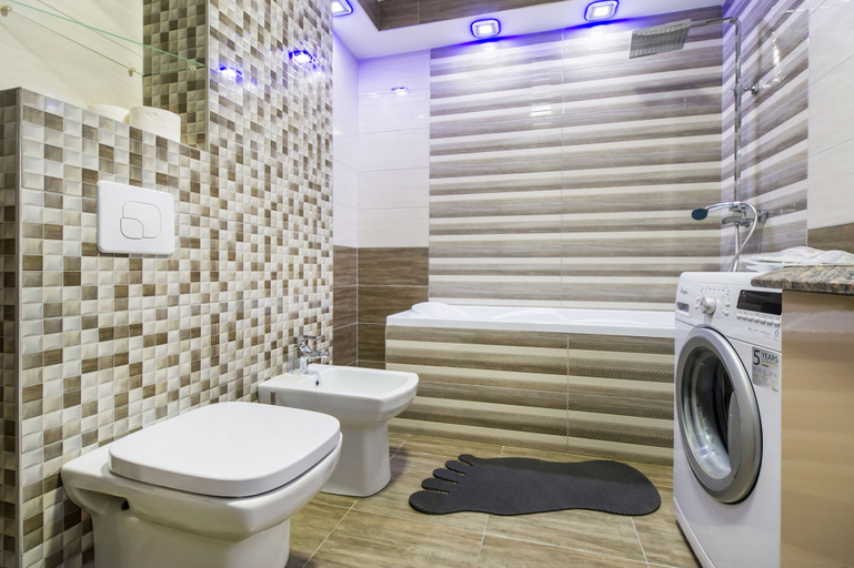 Bathroom, Relax Apartment Coresi Mall, Brasov