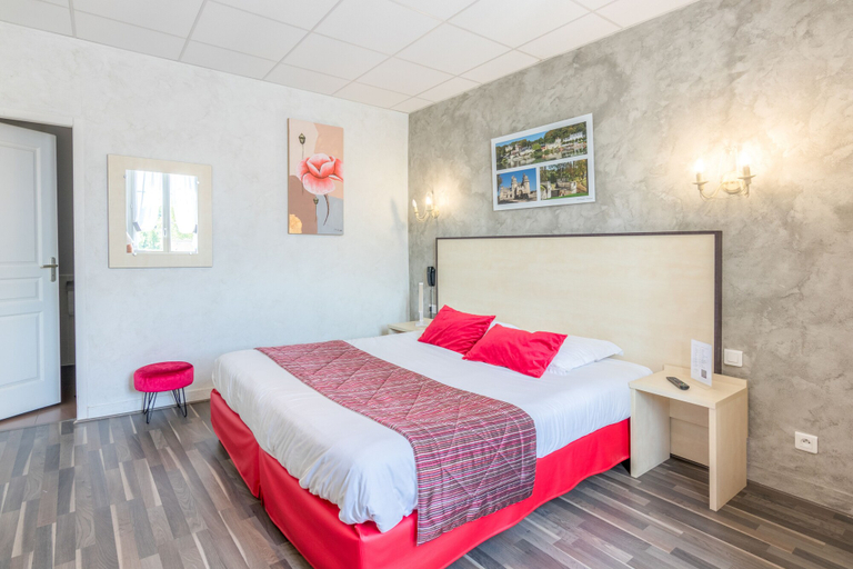 Bedroom 3, Logis Hotel Beaudon, Oise