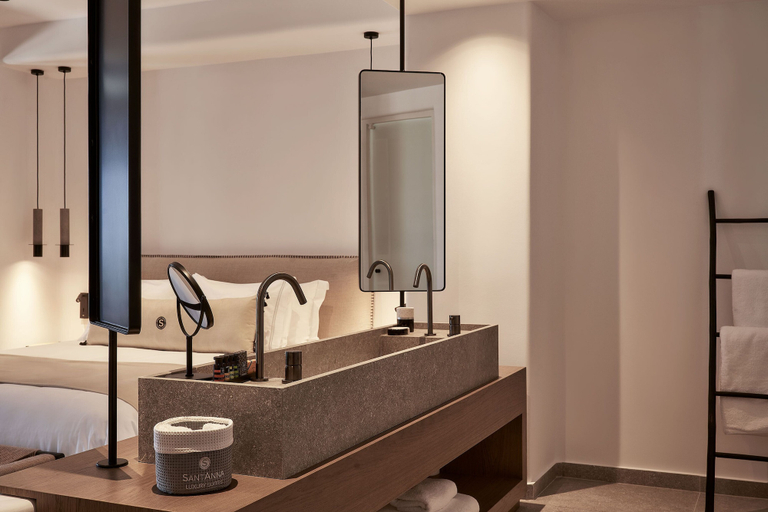 Bathroom 5, SantAnna Luxury Suites, South Aegean