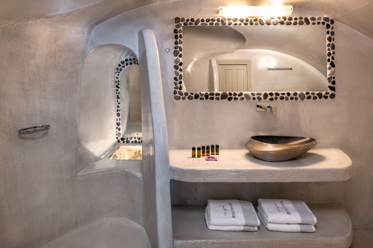 Bathroom 5, Kaleidoscope Oia Suites, South Aegean