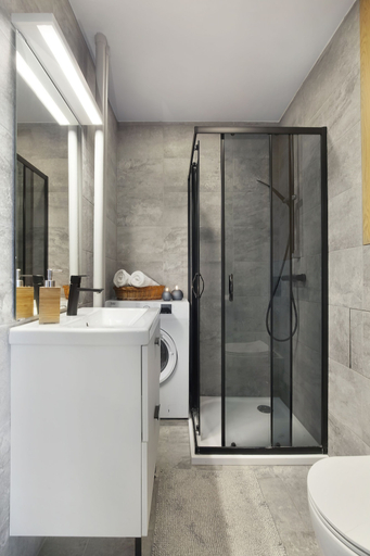 Bathroom, Elite Apartments Przymorze, Gdańsk City