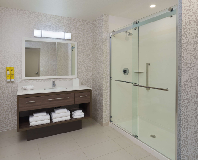 Bathroom 3, Home2 Suites by Hilton Ft. Lauderdale Downtown, FL, Broward