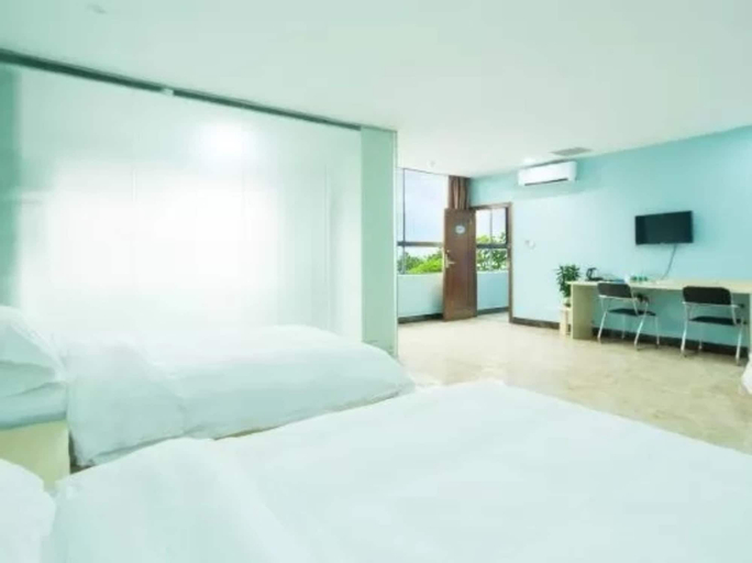 Bedroom 2, Kong Yi Hotel - Haikou Airport Branch, Haikou