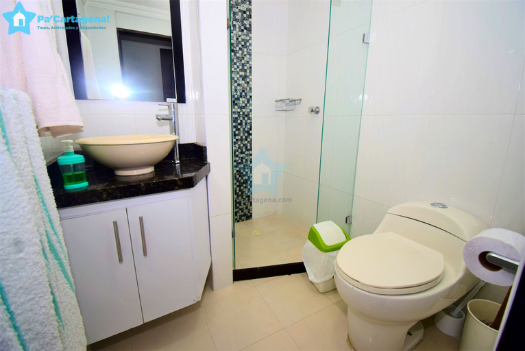 Bathroom 4, Apartamentos con vista al Mar - Edificio Conquistador, Cartagena de Indias