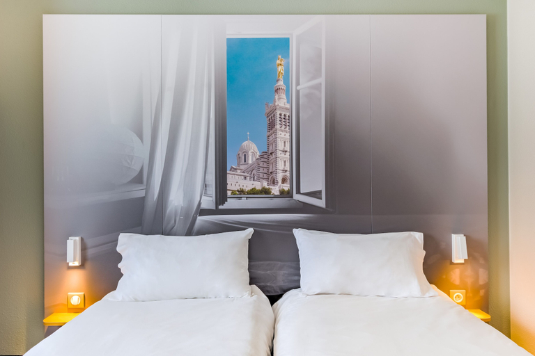 Bedroom 3, B&B HOTEL Marseille La Valentine, Bouches-du-Rhône