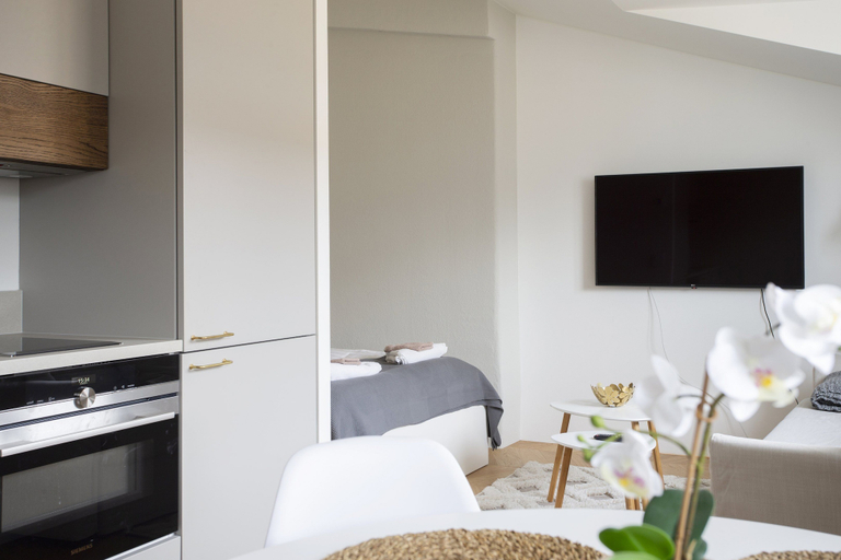 Bedroom 3, Charming Modern Penthouse in Ullanlinna, Uusimaa