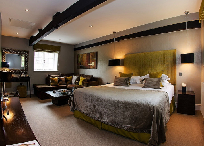 Bedroom, Work From Here at The Bishopstrow Hotel & Spa, Wiltshire