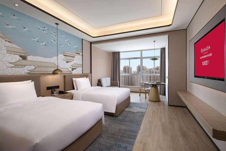 Bedroom 2, Ramada by Wyndham Xi'an Chanba, Xi'an