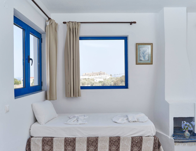 Bedroom 3, Lindos Athena Hotel, South Aegean