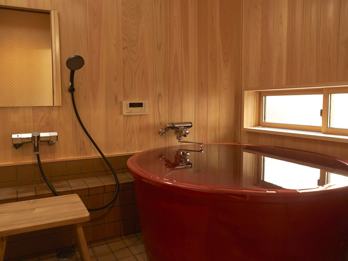Bathroom 3, Tsumugiya Ryokan, Okayama
