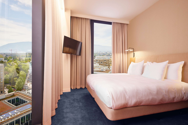 Bedroom 2, Adina Apartment Hotel Geneva, Genève