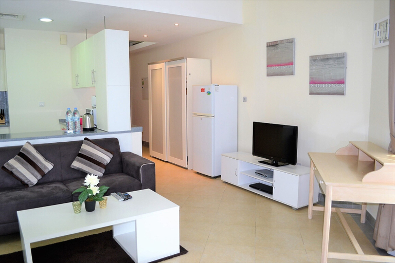 Living room 4, Bright furnished studio near metro in Tecom - ALIA, Dubai