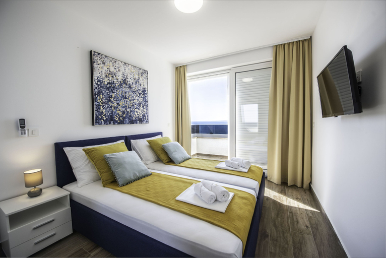 Bedroom 2, Luxury Villas Royal II with Private Pool, Novalja
