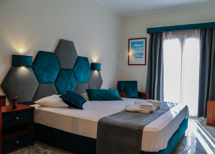Bedroom 4, Hotel Dionysis Studios, South Aegean