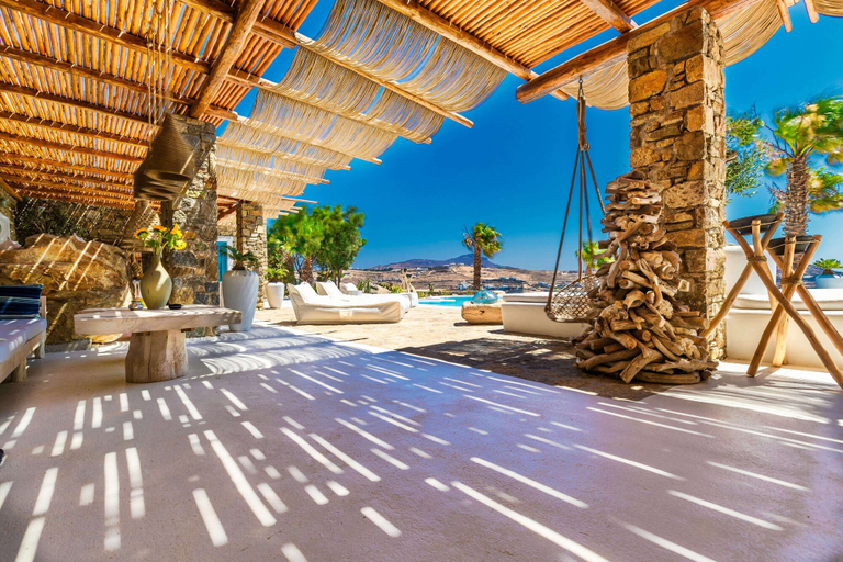 Exterior & Views 2, Karkos Beachfront Villa Private pool, South Aegean