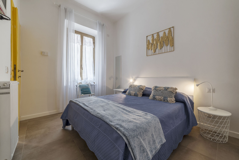 Bedroom 2, San Lorenzo Modern Flat, Roma