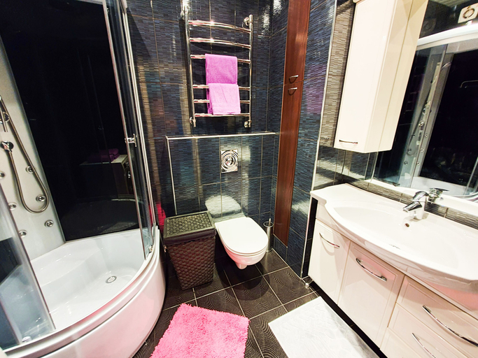 Bathroom 4, LikeHomeAparts with aeroplane, Sankt-Peterburg gorsovet