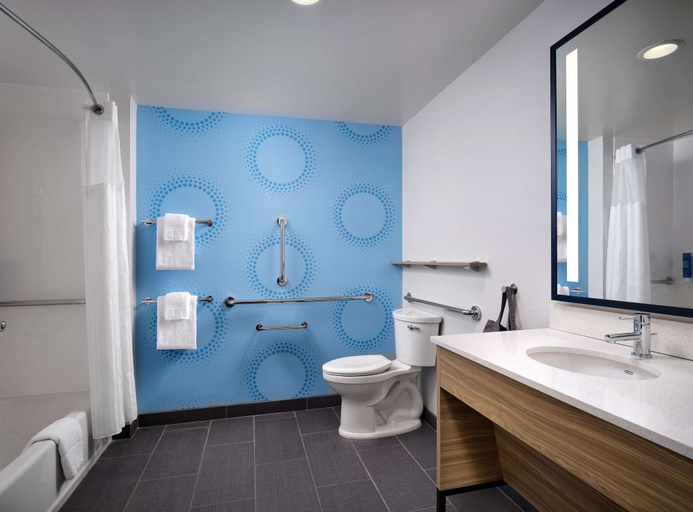 Bathroom 4, Tru By Hilton Indianapolis Downtown, IN, Indianapolis