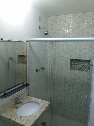 Bathroom 3, Hotel Jacarandá, Teixeira de Freitas