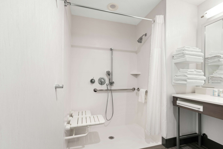 Bathroom 4, Hampton Inn & Suites Spokane Downtown-South, Spokane
