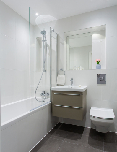 Bathroom 4, Queens Park by Viridian Apartments, London