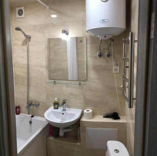 Bathroom 3, Apartment near Downtown, Podil's'kyi