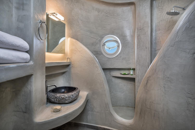 Bathroom 3, Theano Cave Suites & Villas, South Aegean