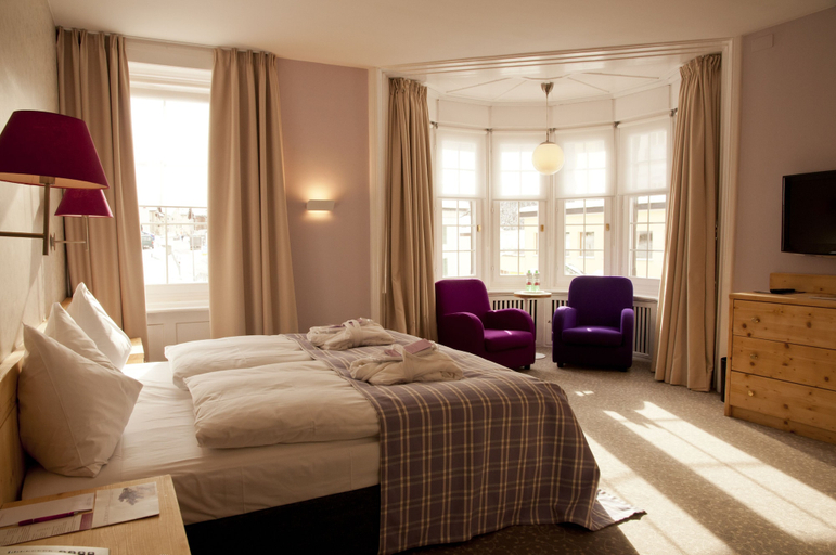 Bedroom 4, Hotel Rosatsch - Stammhaus, Maloja