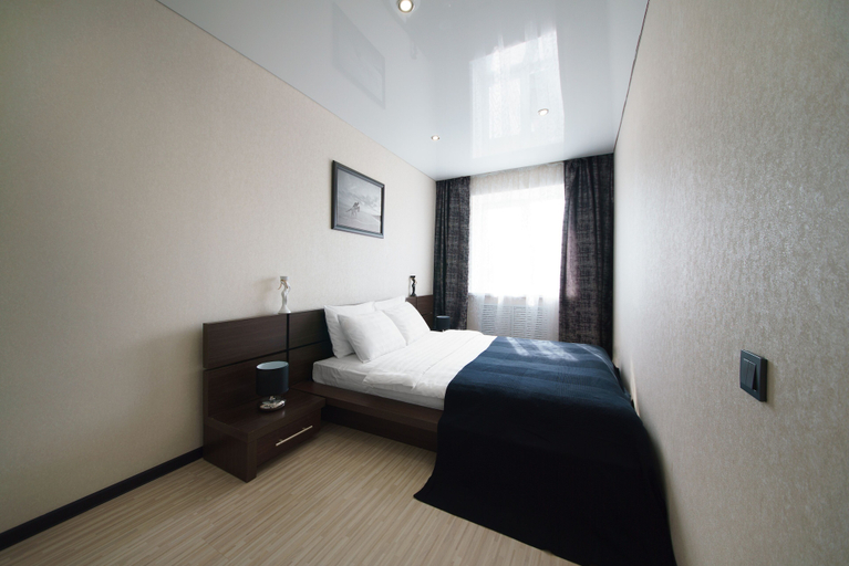 Bedroom, PaulMarie Apartments on Zaslonova 4, Salihorsk
