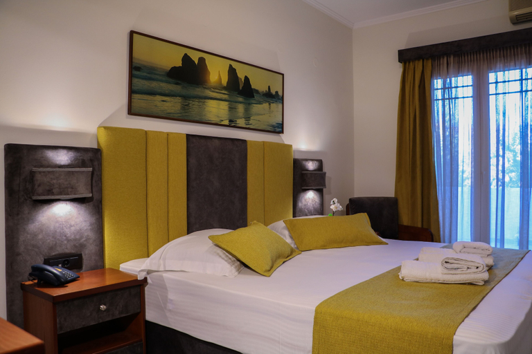 Bedroom 2, Hotel Dionysis Studios, South Aegean