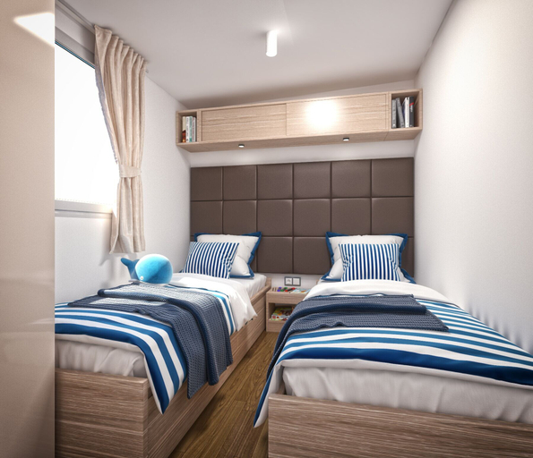 Bedroom, Victoria Mobilehome Camping Padova, Lopar/Supetarska Draga