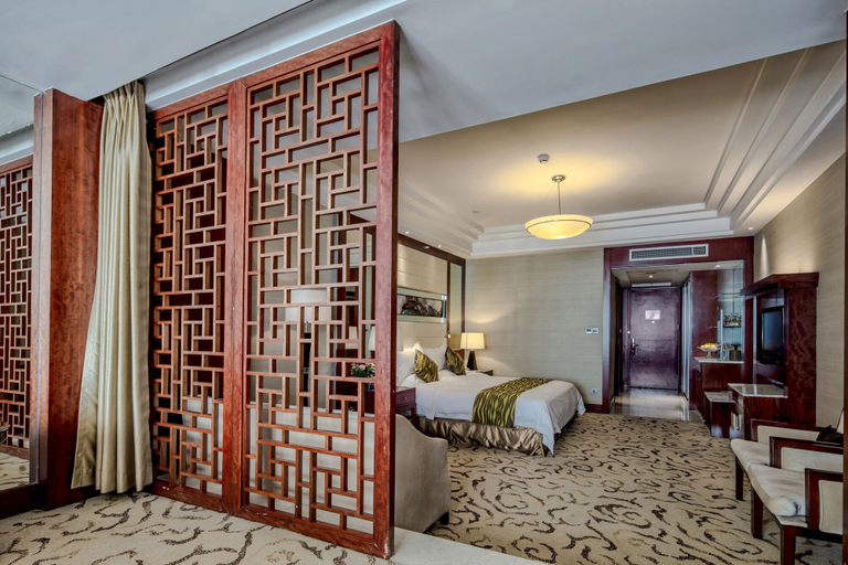 Bedroom 2, Yungang Jianguo Hotel, Datong