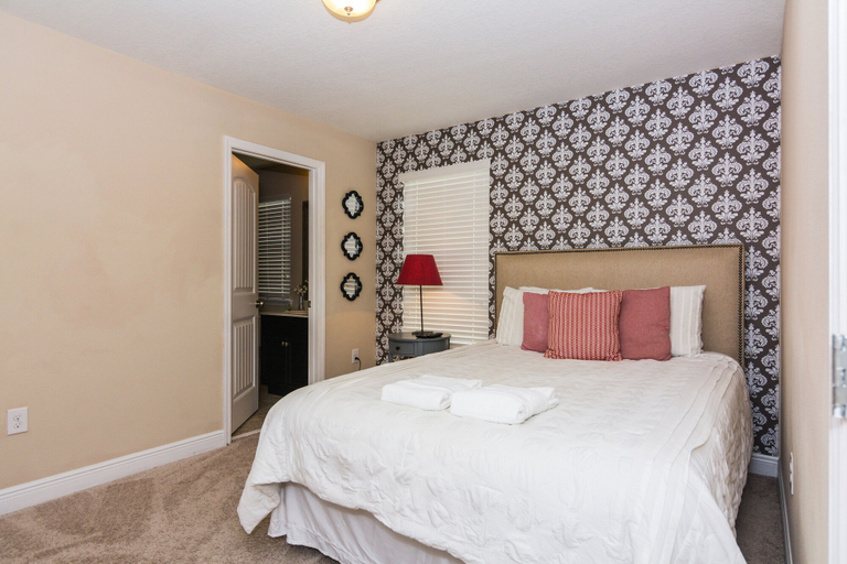 Bedroom 3, Lovely Vacation House With Private Pool at Solterra Resort (5349), Polk