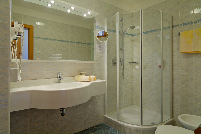 Bathroom 5, Granpanorama Wellness Hotel Sambergerhof, Bolzano