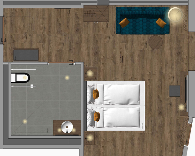Bedroom 3, Karls Hotel, Sigmaringen