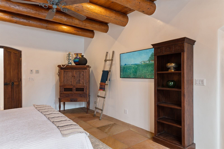 Bedroom 3, La Joya - Spacious and Historic Downtown Jewel, Santa Fe