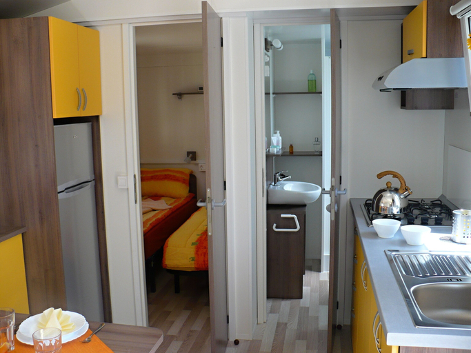 Bedroom 4, Victoria Mobilehome Camping park Soline, Biograd na Moru