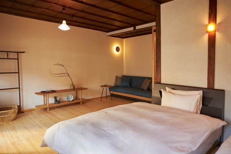 Bedroom, Tsumugiya Ryokan, Okayama