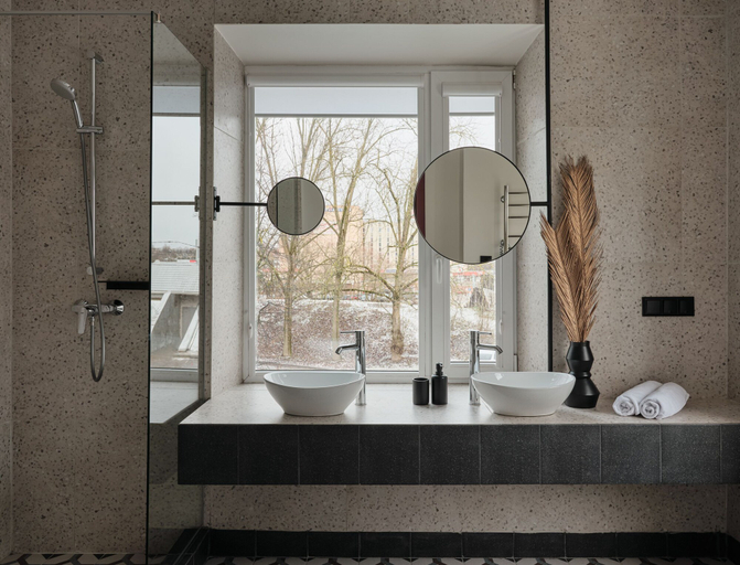 Bathroom 3, Karelinn hotel, Velikiy Novgorod