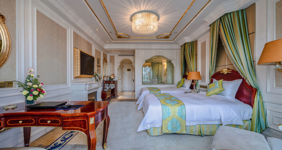 Bedroom 2, Yungang Jianguo Hotel, Datong