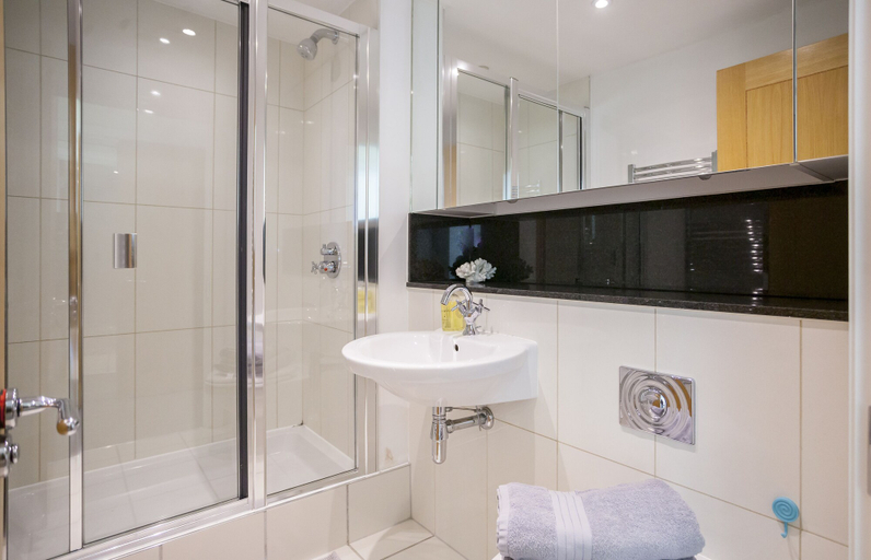 Bathroom 2, River View Apartment, London