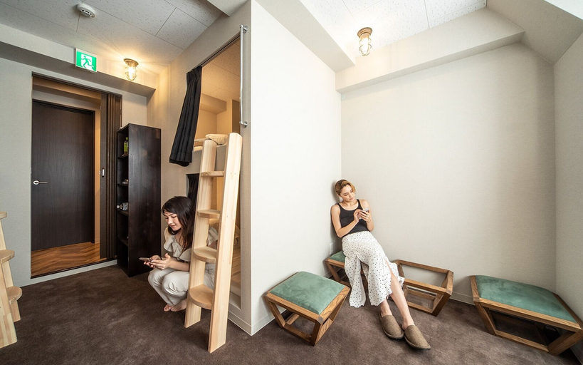 Bedroom 4, The Terrace Hostel Shinbashi, Minato
