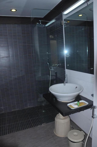 Bathroom, Hotel Pranav Executive, Pune