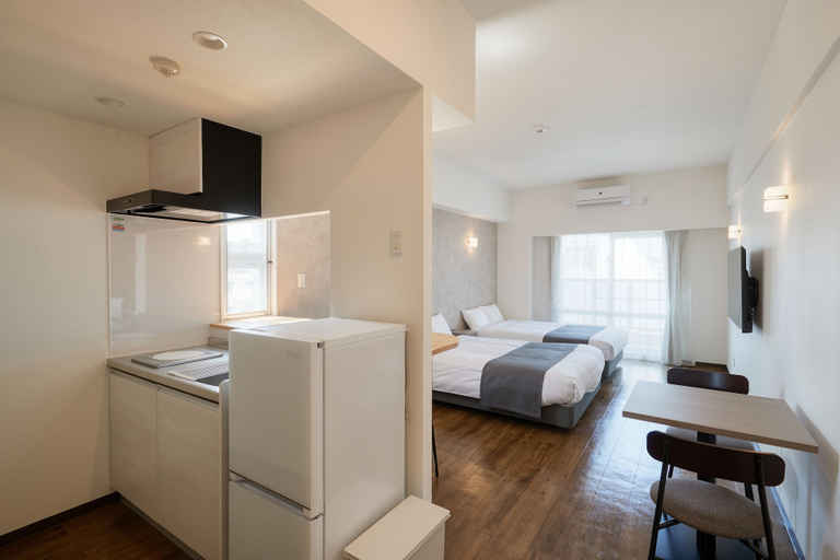 Bedroom 3, New Normal Hotel in NAMINOUE, Naha